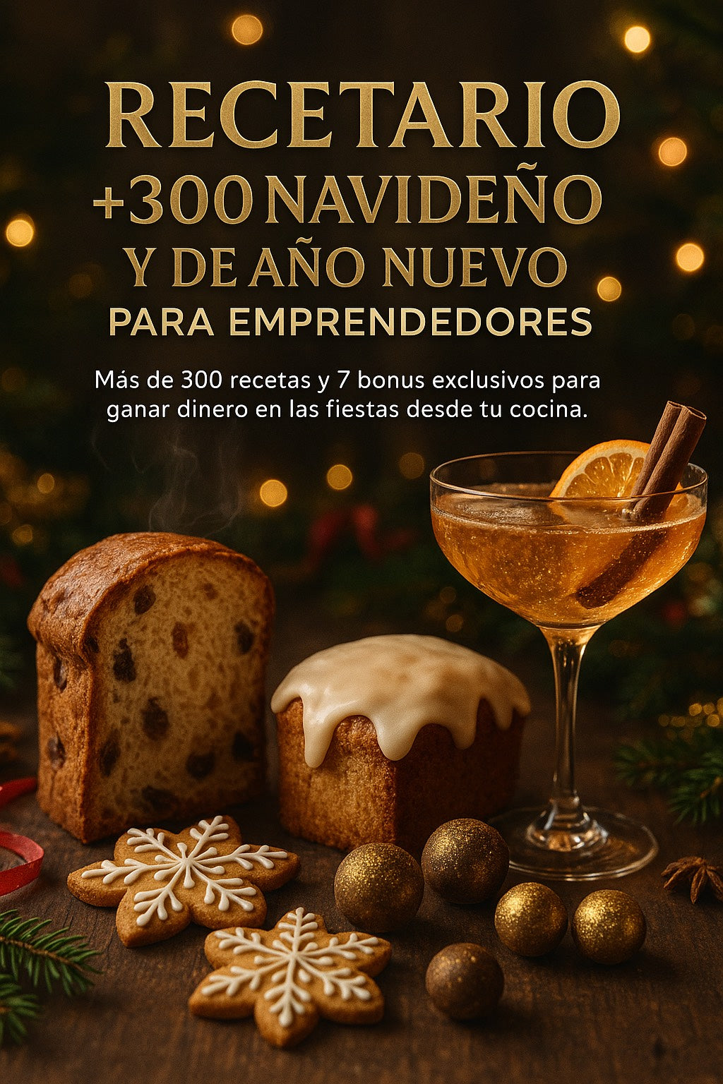 Recetario +300 Navideño y de Año Nuevo